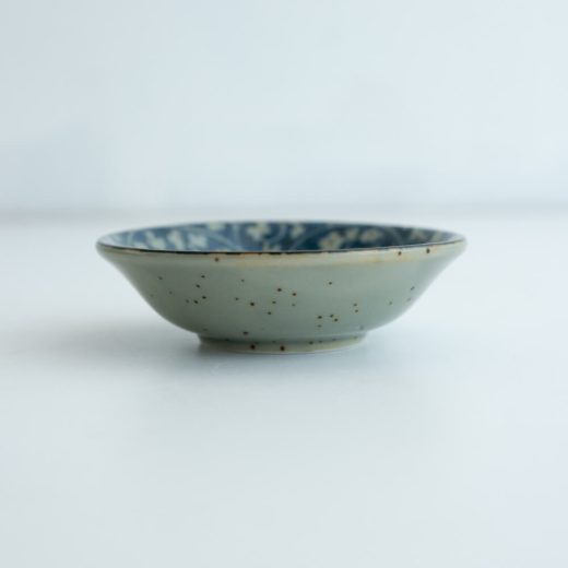 【WEB限定】益子唐草 染付3寸皿 -器市-