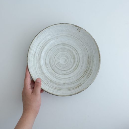 【WEB限定】旋風 茶 7.5麺皿 -器市-