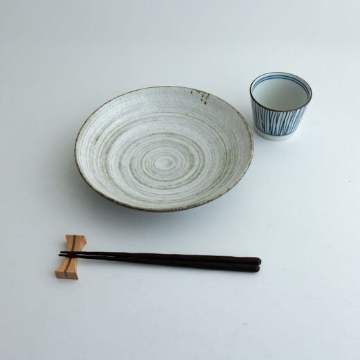 【WEB限定】旋風 茶 7.5麺皿 -器市-