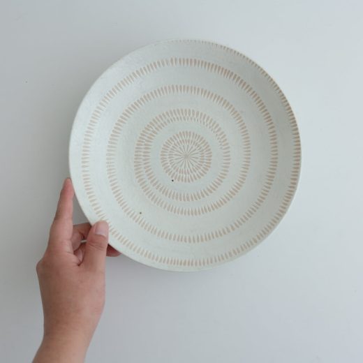 【WEB限定】トビカンナ 7.5丸多用皿 -器市-