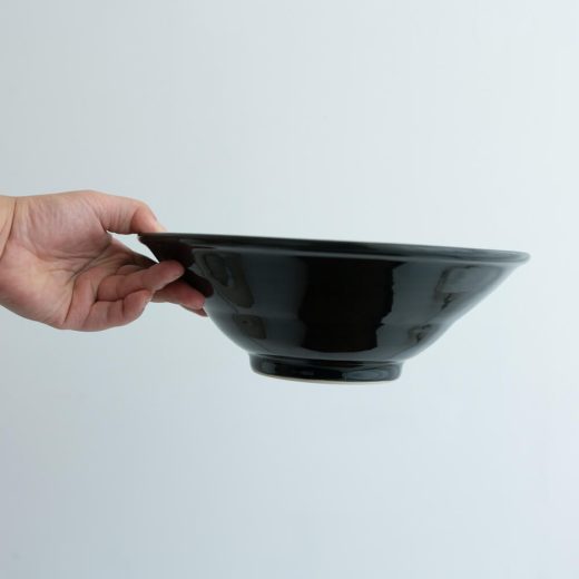 【WEB限定】Focus 黒 輪二重8寸深鉢 -器市-
