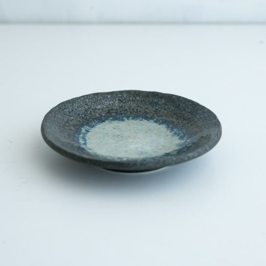 【WEB限定】悠々黒鉄 手捻り4寸皿 -器市-