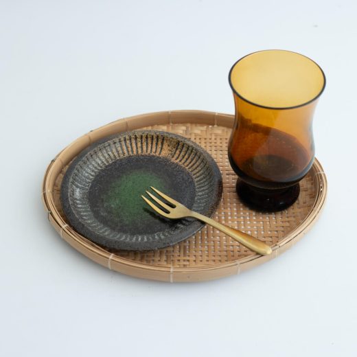 【WEB限定】 民芸十草 括り手4寸皿 -器市-