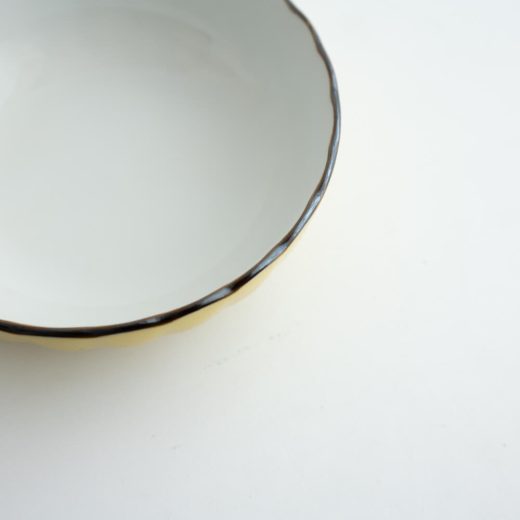 【WEB限定】黄帯菊割4寸鉢 -器市-