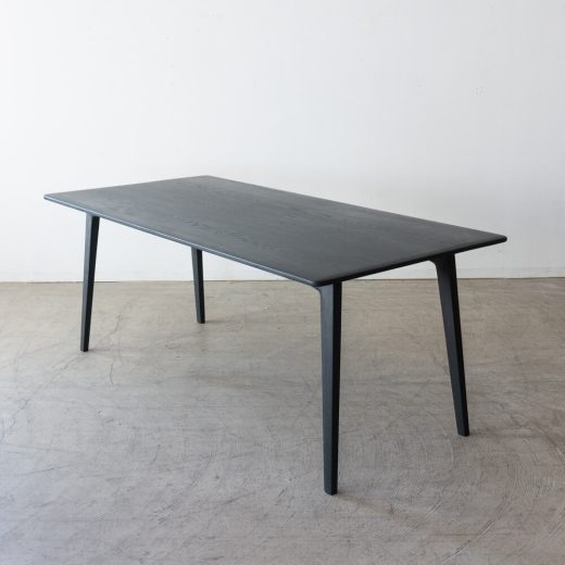 ［現品SALE］ELEGANCE ダイニング7点セット テーブル180/ チェア×6 ホワイトアッシュ材 Black