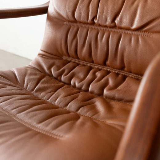 ［アップサイクル品］ BERG FURNITURE 1Pソファ 本革 B