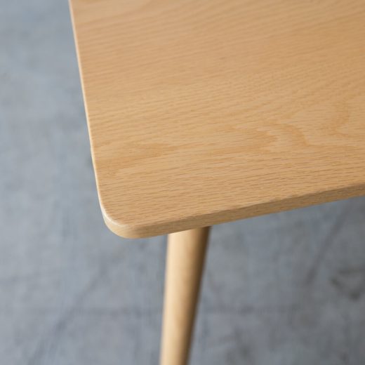 ［現品SALE］Nagi ダイニング5点セット/ダイニングテーブル＋アームチェア（オーク材/ウレタン塗装NP色）