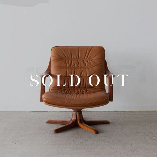 ［アップサイクル品］ BERG FURNITURE 1Pソファ 本革 B 売り切れ