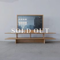 アウトレット家具の［数量限定］スピリット TVボード 180 ナラ材-オイル仕上げ 売り切れ