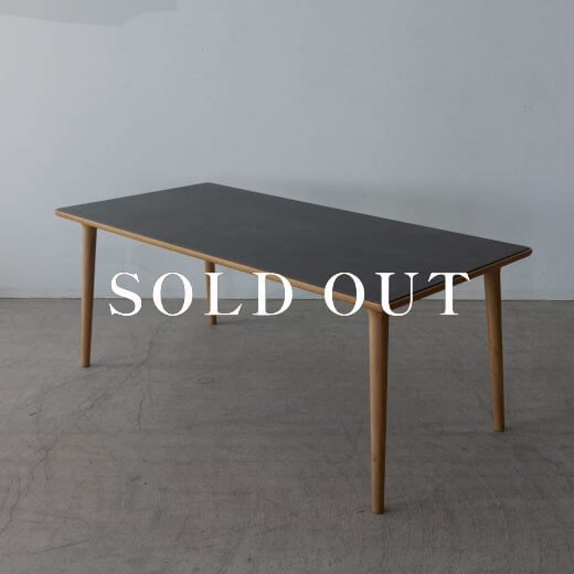 アウトレット家具の［現品SALE］BRIDGE LAMINAM ダイニングテーブル 180（NA） 売り切れ