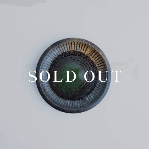 アウトレット食器（器市）の 民芸十草 括り手4寸皿 売り切れ