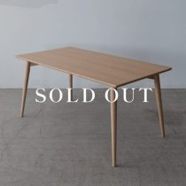 アウトレット家具の［現品SALE］カラメリ ダイニングテーブル アッシュ材 - ウレタン塗装 KRM-150NA 売り切れ