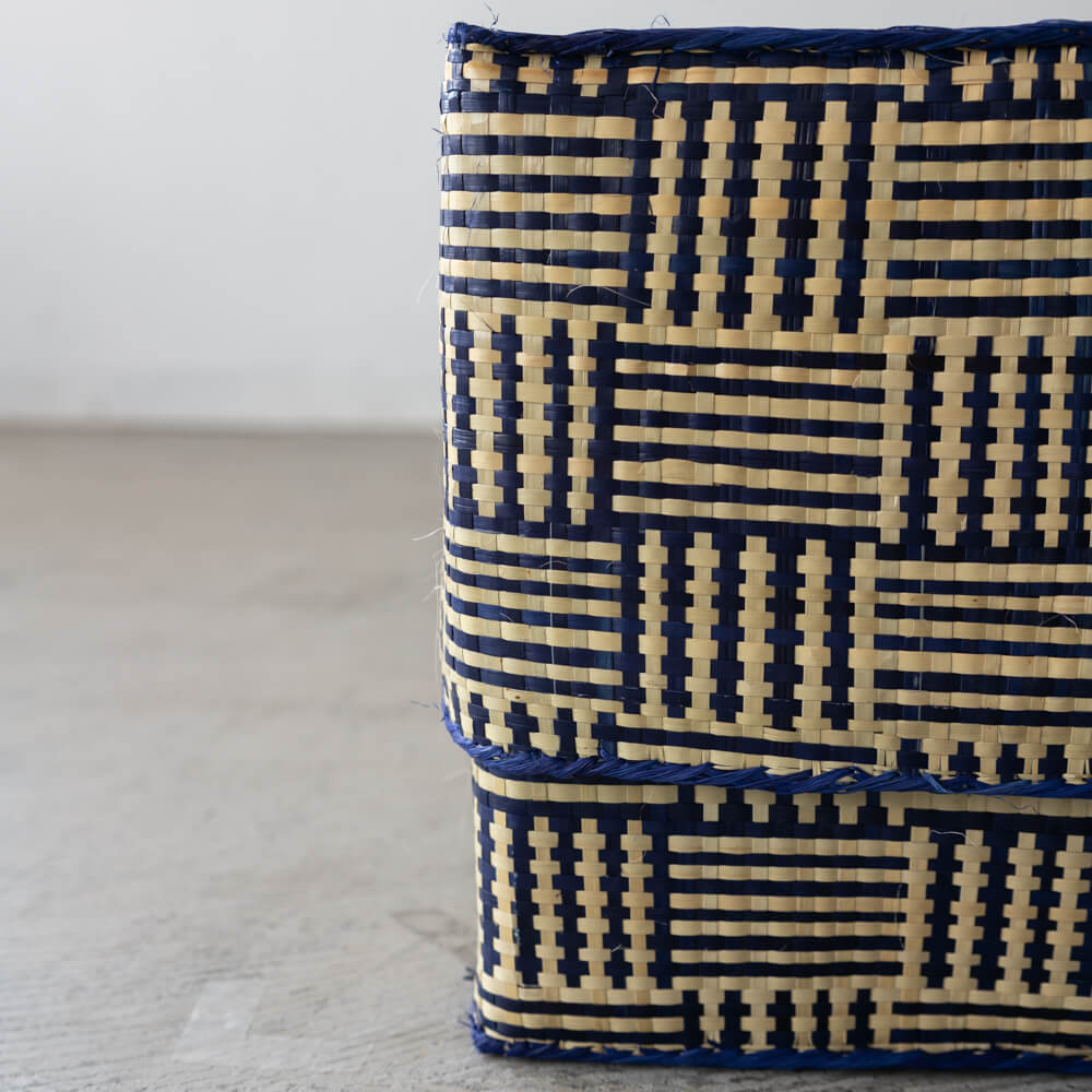 チヒ カラフル長方形箱 (蓋付) 特大【G】