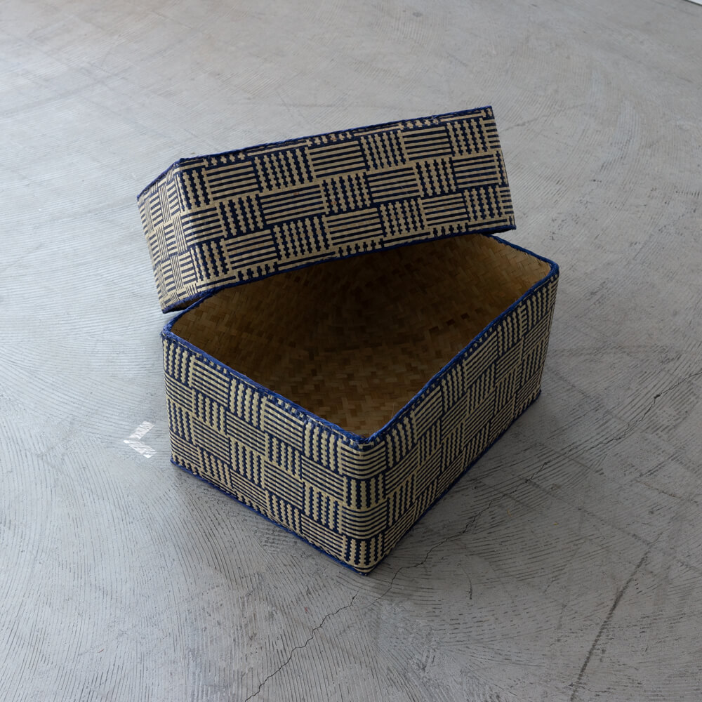 チヒ カラフル長方形箱 (蓋付) 特大【G】