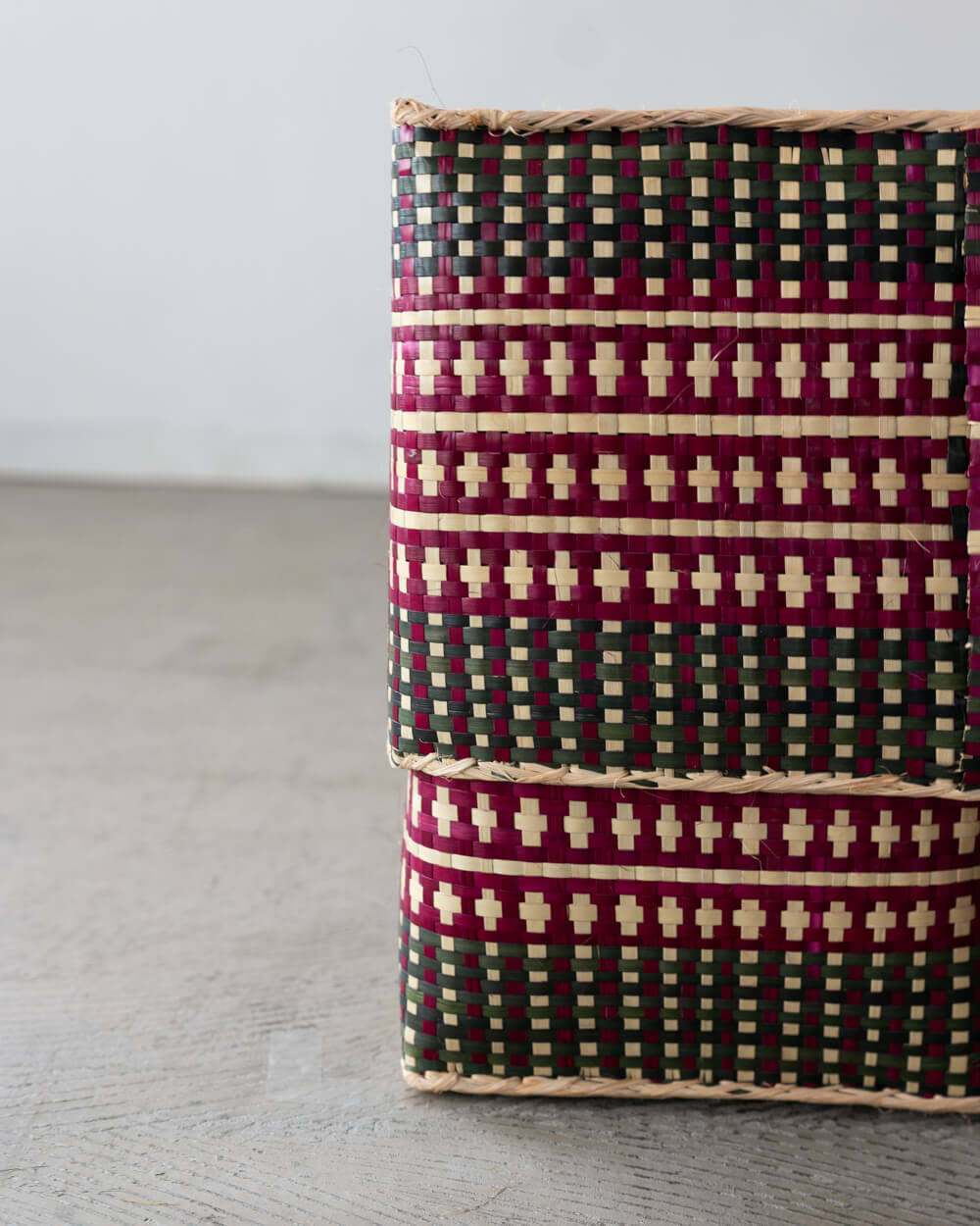 チヒ カラフル長方形箱 (蓋付) 特大【D】