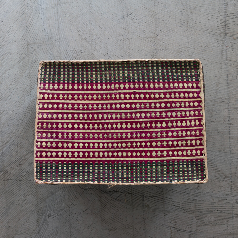 チヒ カラフル長方形箱 (蓋付) 特大【D】