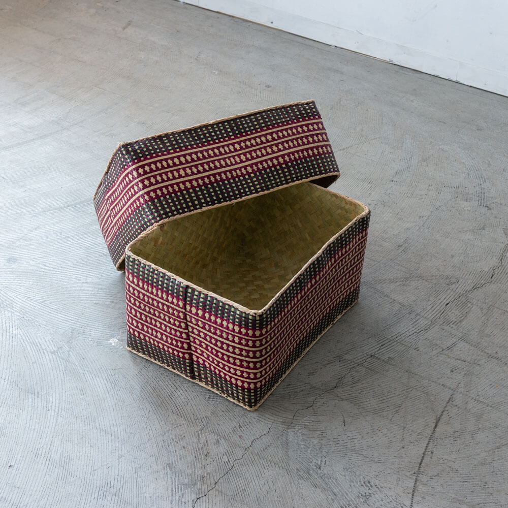 チヒ カラフル長方形箱 (蓋付) 特大【D】