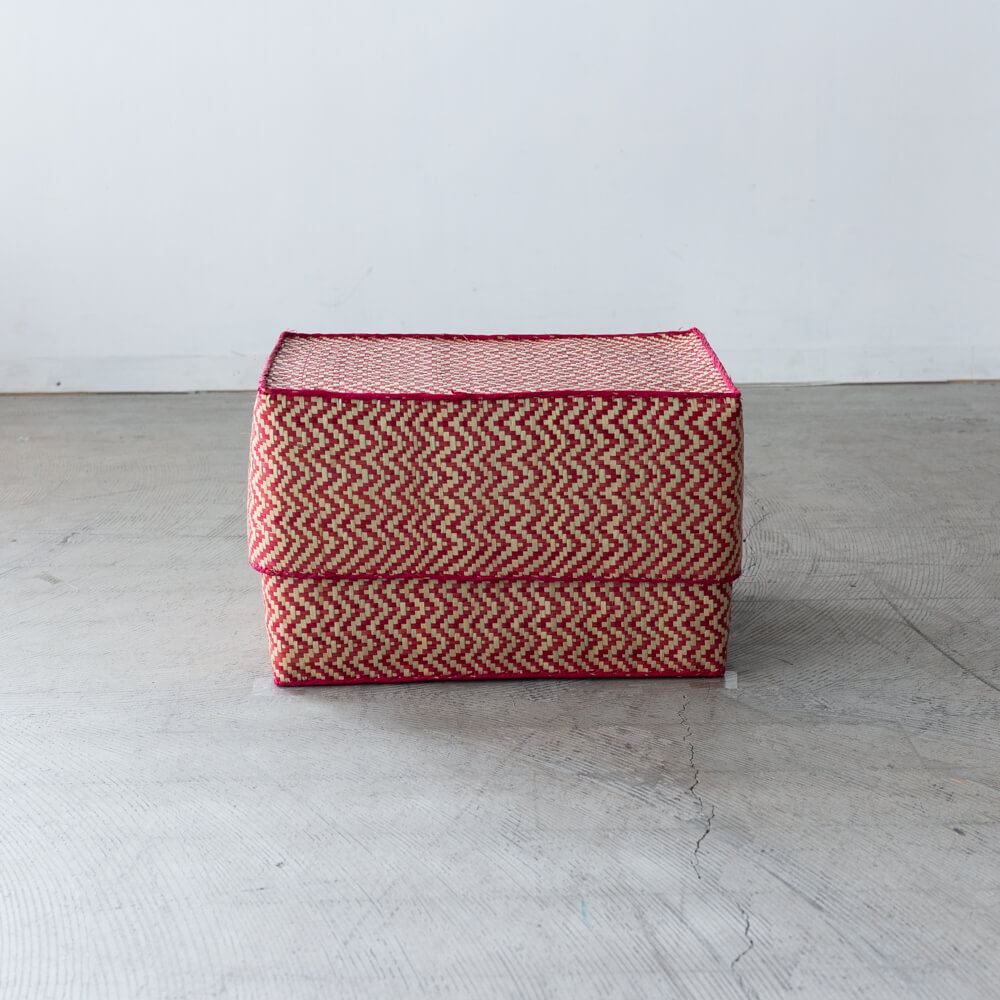 チヒ カラフル長方形箱 (蓋付) 特大【C】