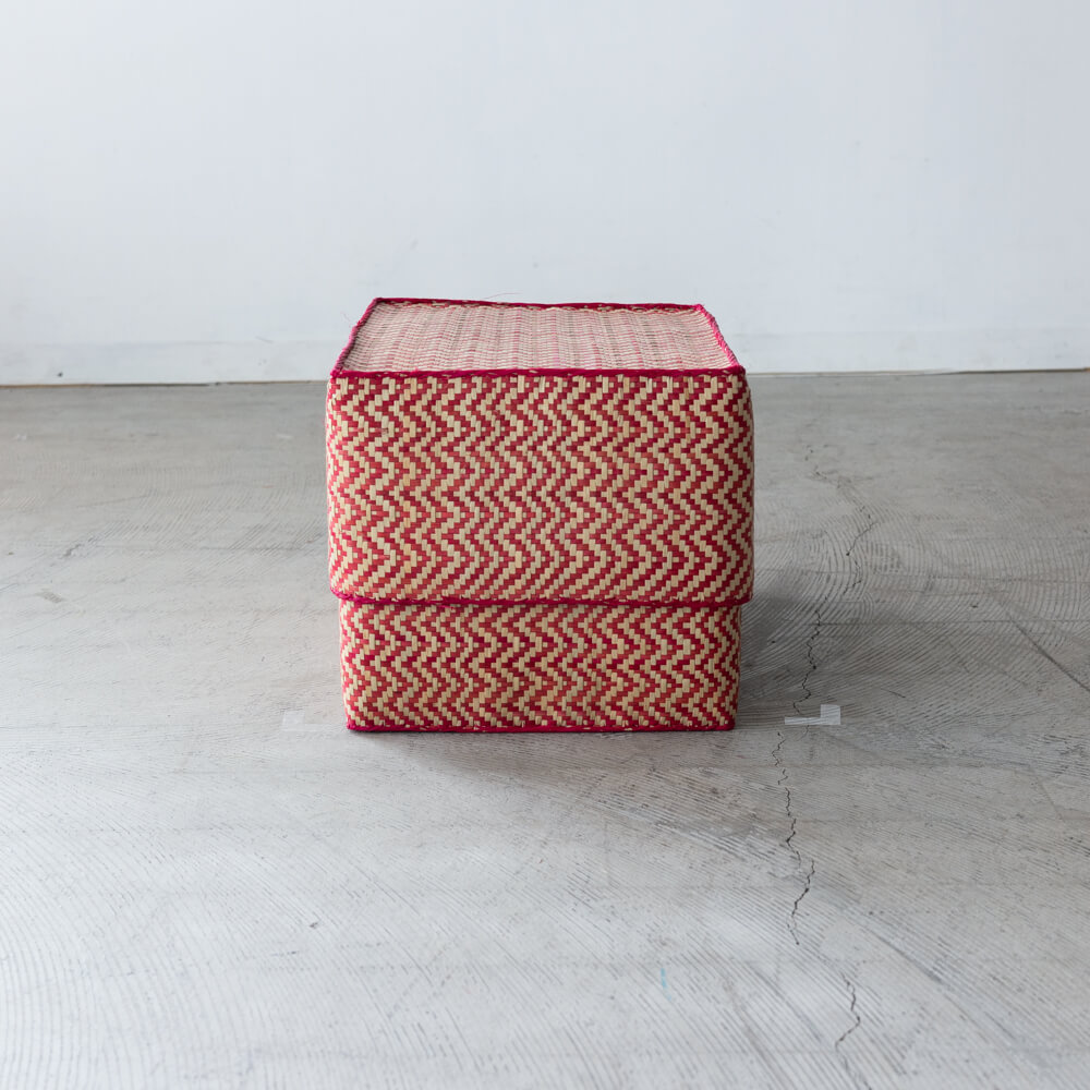 チヒ カラフル長方形箱 (蓋付) 特大【C】