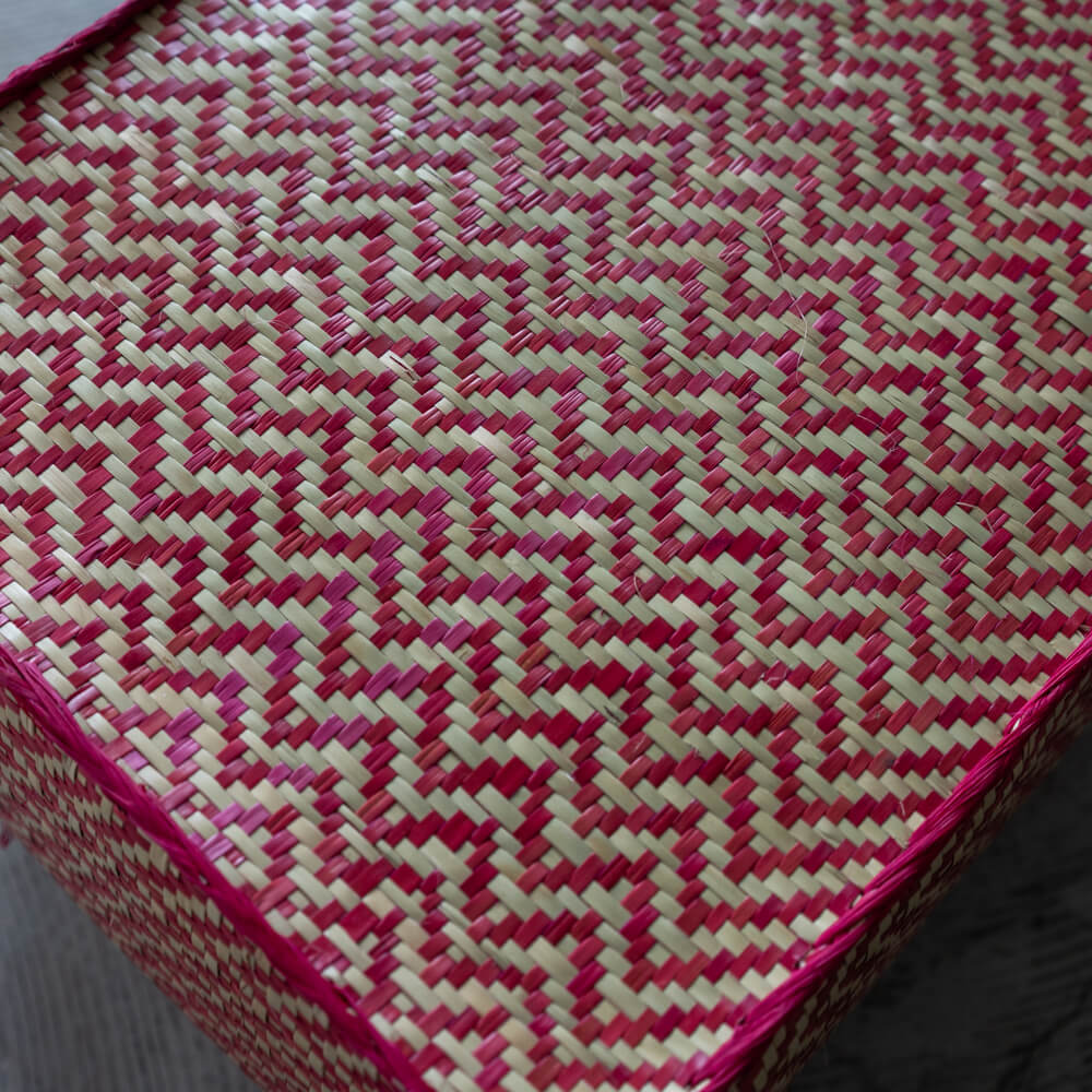 チヒ カラフル長方形箱 (蓋付) 特大【C】