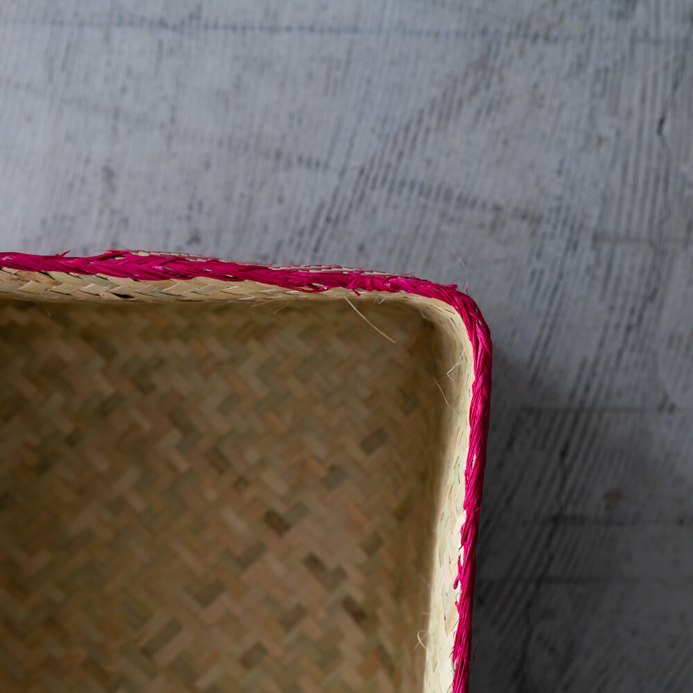 チヒ カラフル長方形箱 (蓋付) 特大【C】