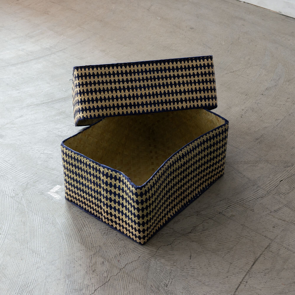 チヒ カラフル長方形箱 (蓋付) 特大【I】