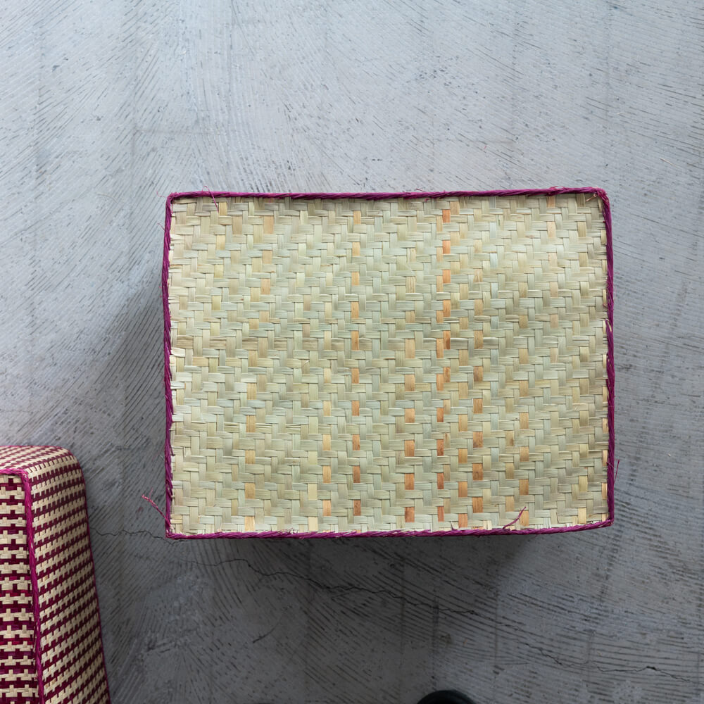 チヒ カラフル長方形箱 (蓋付) 特大【F】