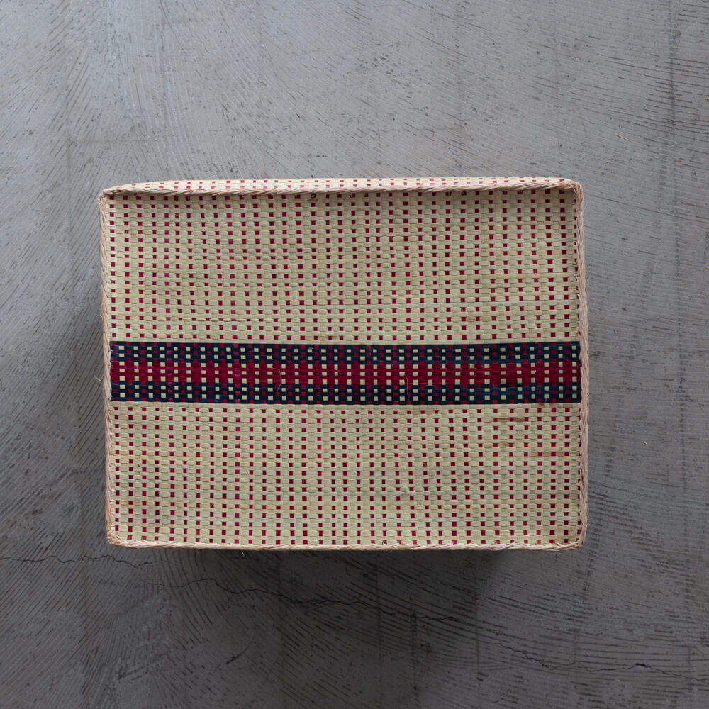 チヒ カラフル長方形箱 (蓋付) 特大【E】