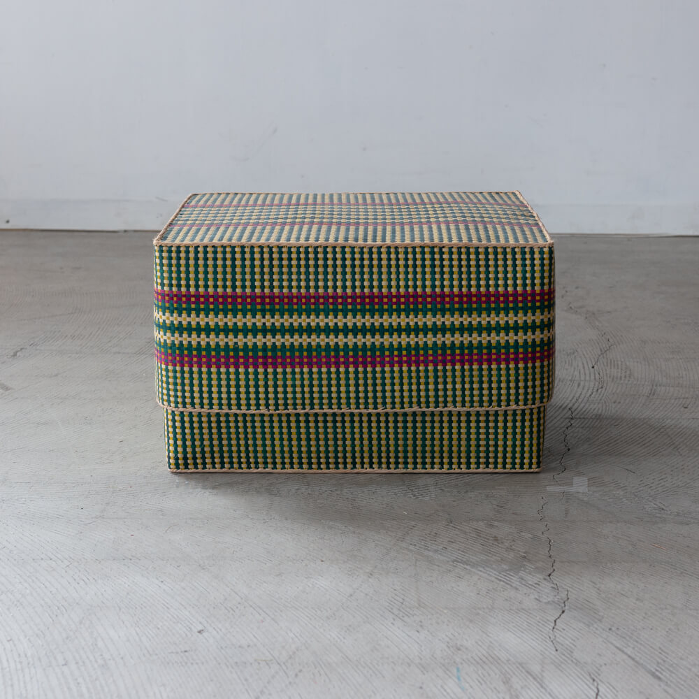 チヒ カラフル長方形箱 (蓋付) 特大【J】