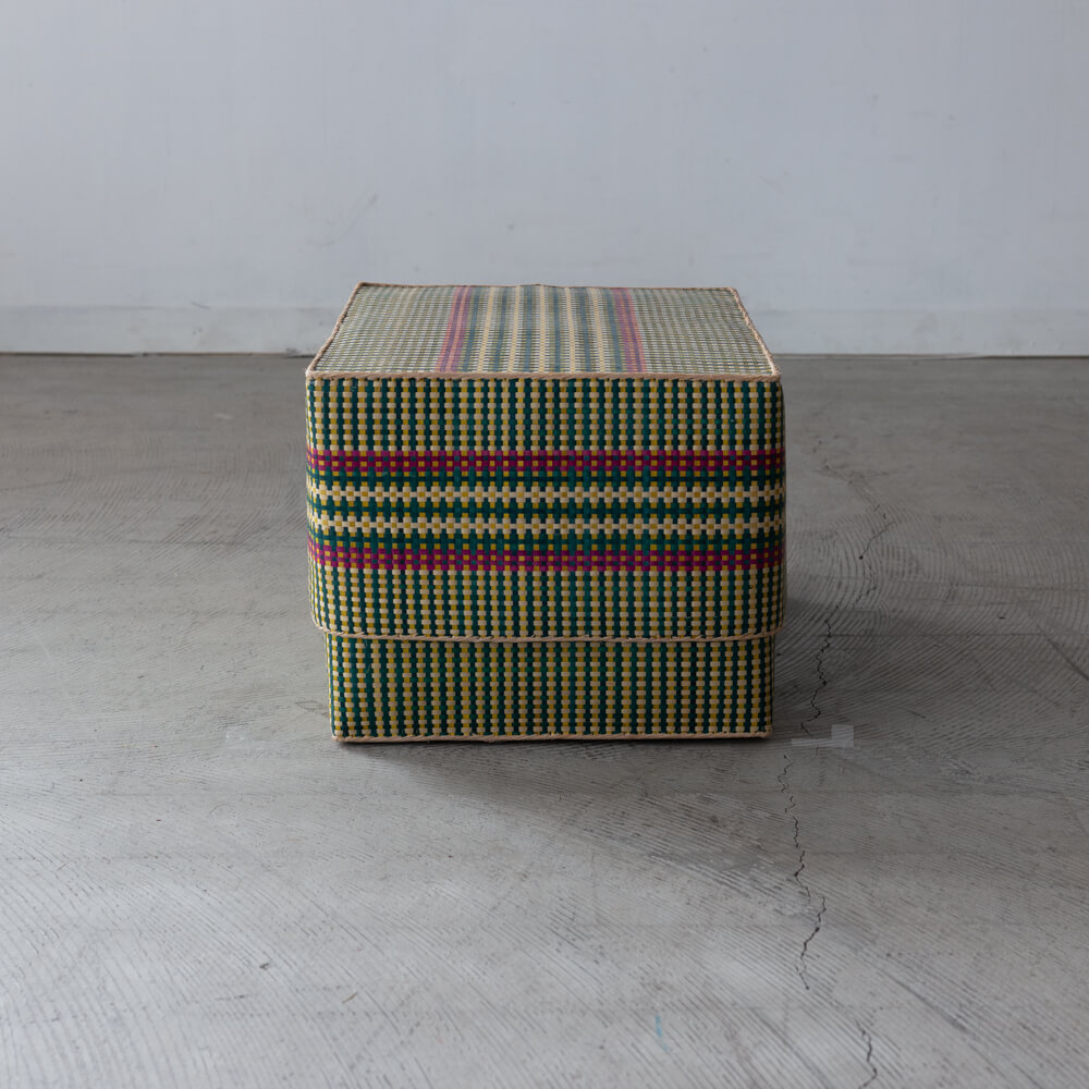 チヒ カラフル長方形箱 (蓋付) 特大【J】