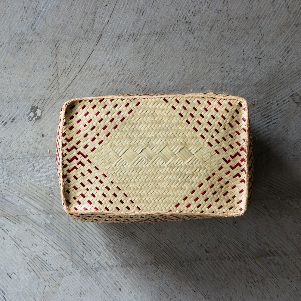 チヒ カラフル長方形箱 (蓋付) M【C】