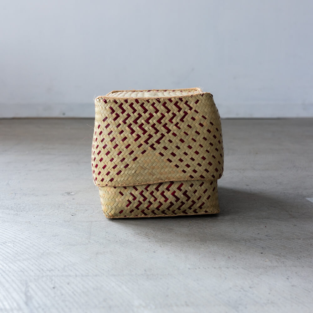 チヒ カラフル長方形箱 (蓋付) M【C】