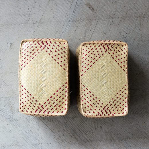 チヒ カラフル長方形箱 (蓋付) M【C】