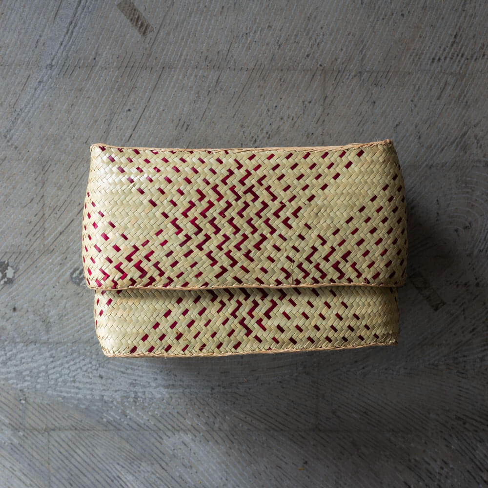 チヒ カラフル長方形箱 (蓋付) M【C】