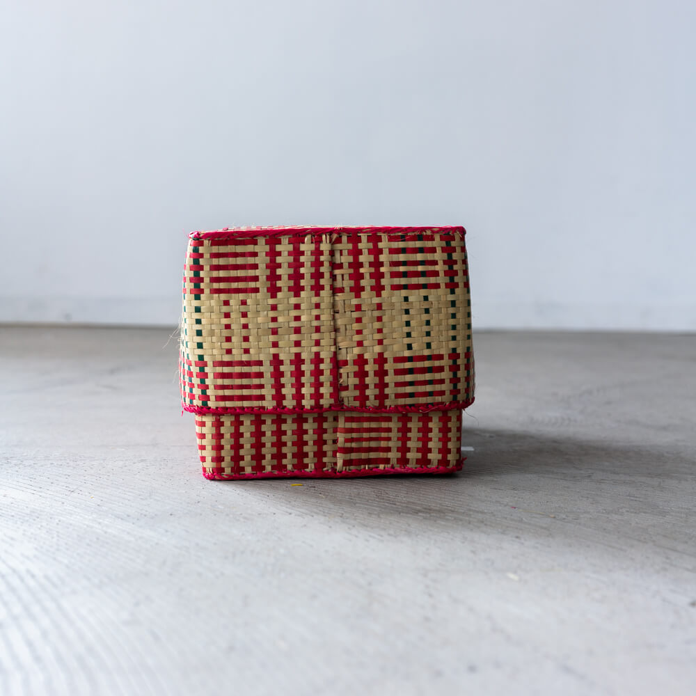 チヒ カラフル長方形箱 (蓋付) M【G】