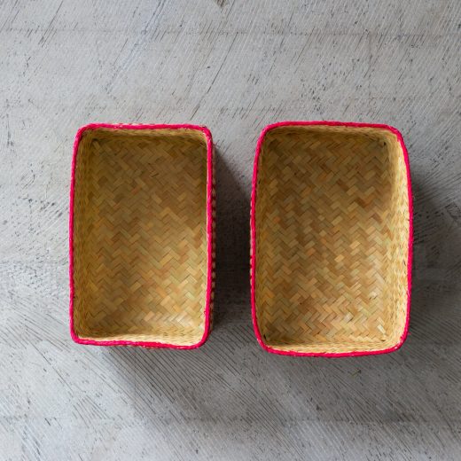 チヒ カラフル長方形箱 (蓋付) M【G】