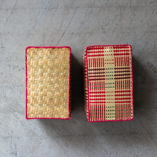 チヒ カラフル長方形箱 (蓋付) M【G】