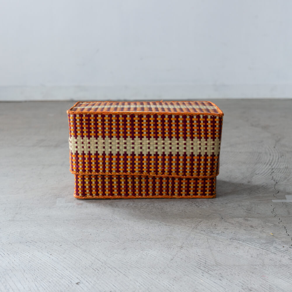 チヒ カラフル長方形箱 (蓋付) M【I】