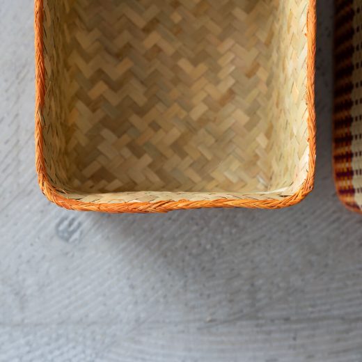 チヒ カラフル長方形箱 (蓋付) M【I】