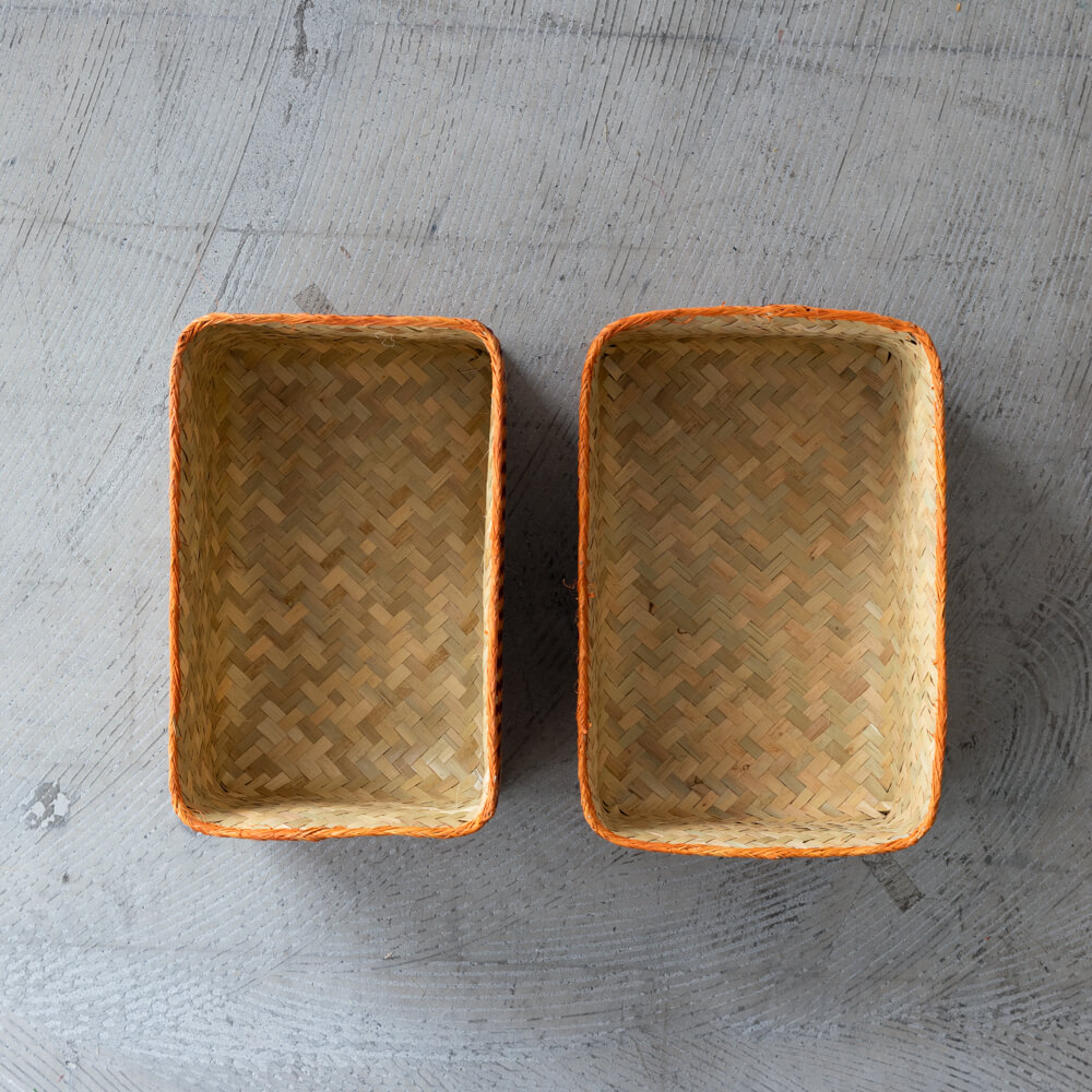 チヒ カラフル長方形箱 (蓋付) M【I】