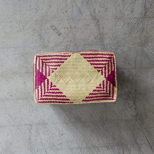 チヒ カラフル長方形箱 (蓋付) M【J】