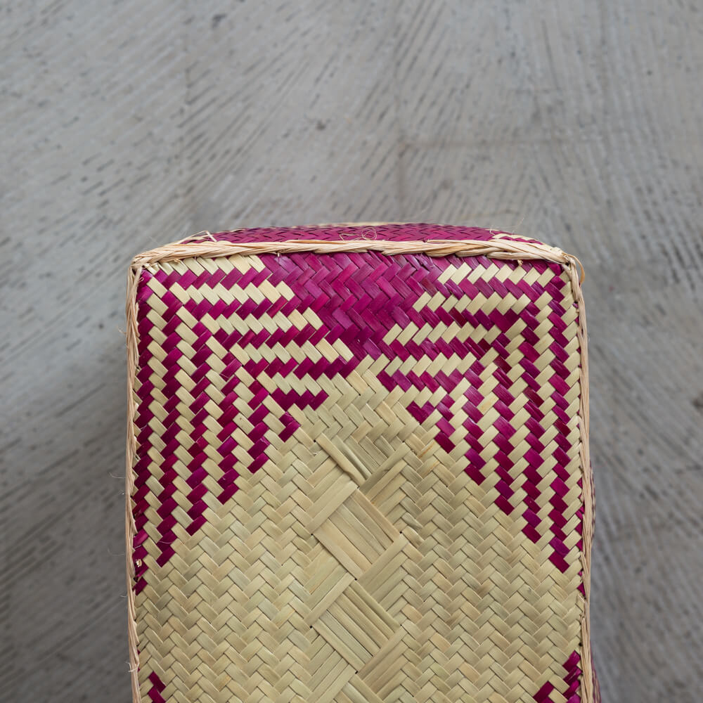 チヒ カラフル長方形箱 (蓋付) M【J】