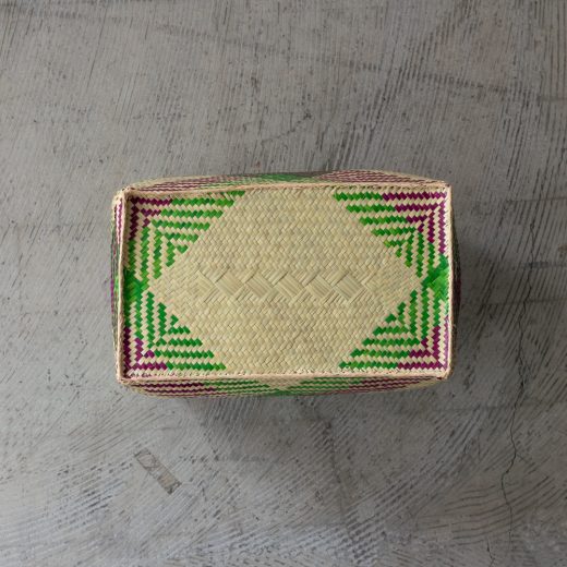 チヒ カラフル長方形箱 (蓋付) M【B】