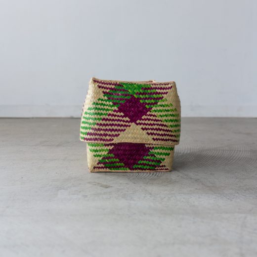 チヒ カラフル長方形箱 (蓋付) M【B】