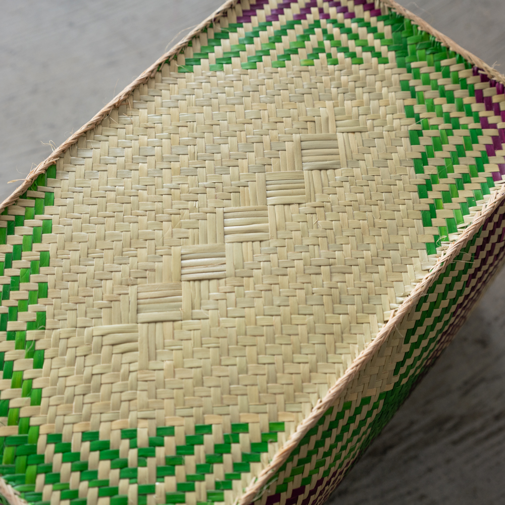 チヒ カラフル長方形箱 (蓋付) M【B】