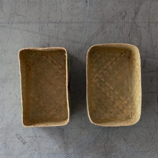 チヒ カラフル長方形箱 (蓋付) M【B】