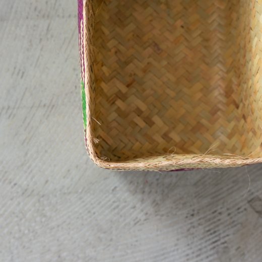 チヒ カラフル長方形箱 (蓋付) M【B】