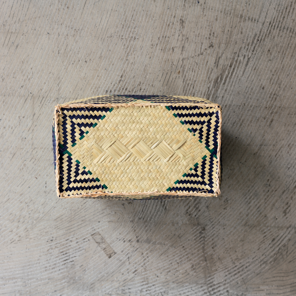 チヒ カラフル長方形箱 (蓋付) S 【F】