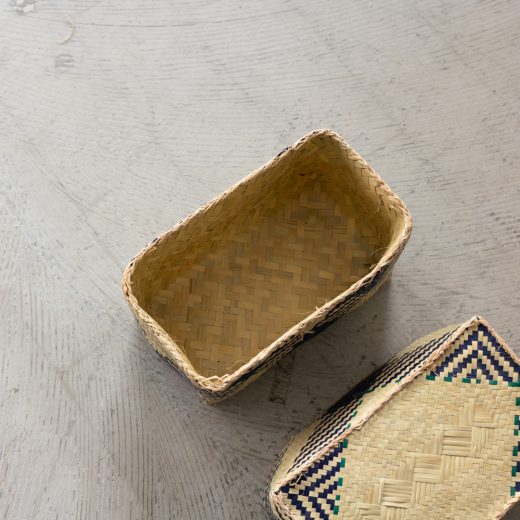 チヒ カラフル長方形箱 (蓋付) S 【F】