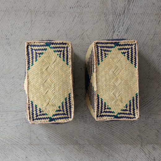 チヒ カラフル長方形箱 (蓋付) S 【F】